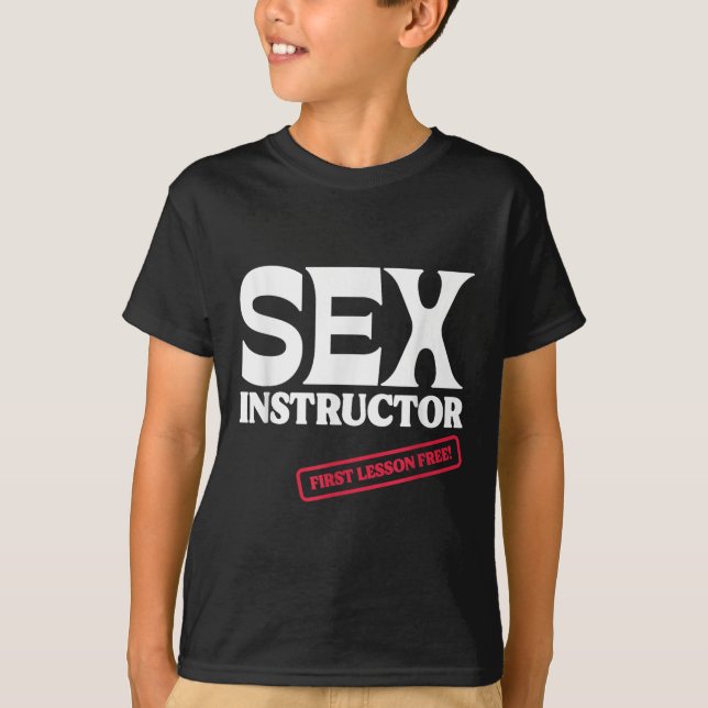 Instructor First Lesson Free! Bachelorette Party  T-Shirt (Front)