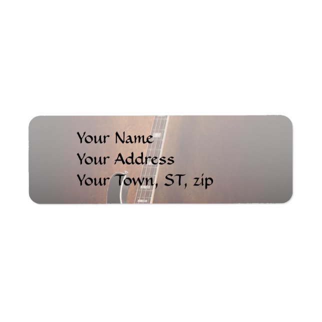 Instrument - Guitar - High strung Label (Front)