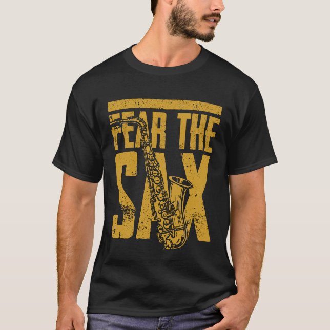 instrument saxophone T-Shirt (Front)