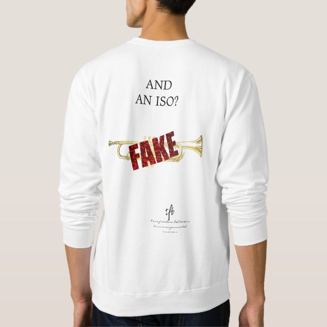 Instrument-Shaped Objects I Trumpet Bl. Txt. Sweatshirt (Back)