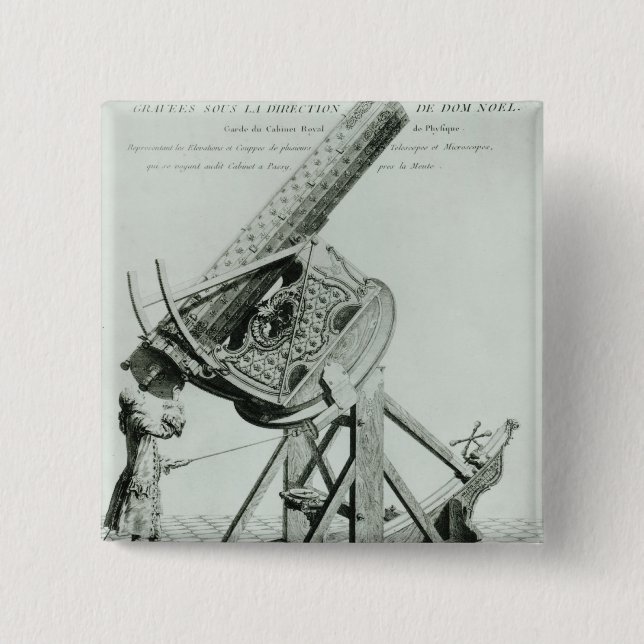 Instruments d'optique' by Dom Noel Pinback Button (Front)