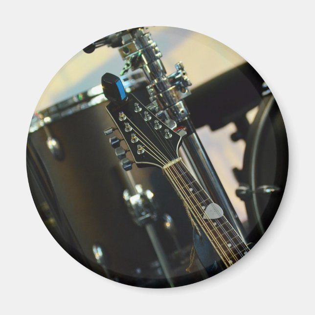 Instruments Music Drums Guitar Musical Instrument Magnet (Front)