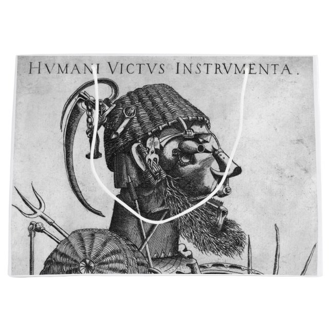 Instruments of Human Sustenance, Arcimboldo Large Gift Bag (Front)