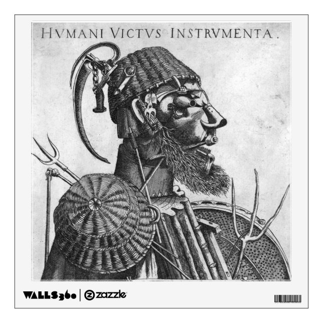 Instruments of Human Sustenance, Arcimboldo Wall Decal (Front)