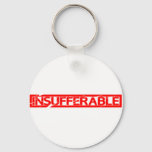 Insufferable Stamp Keychain