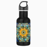 Insular - Mandelbrot Art Water Bottle
