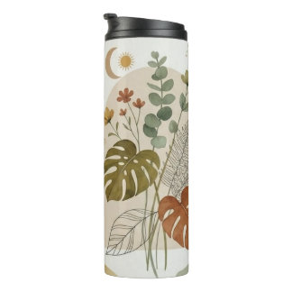 Insulated mug with a modern bohemian design