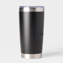 Insulated Tumbler Featuring Your Personalized Name