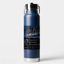 Insulated Water Bottle (40th Dark Sky Logo)