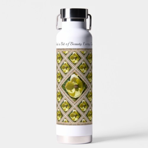 Insulated Water Bottle with Beautiful Dogwood