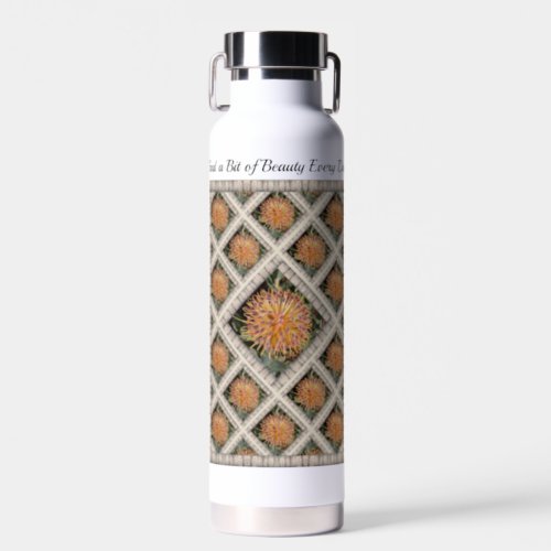 Insulated Water Bottle with Lovely Orange Proteas
