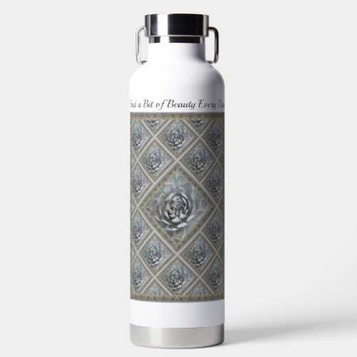 Insulated Water Bottle with Succulents