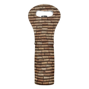 Insulated Wine Cork Design Wine Tote