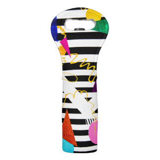 Insulated wine tote bag