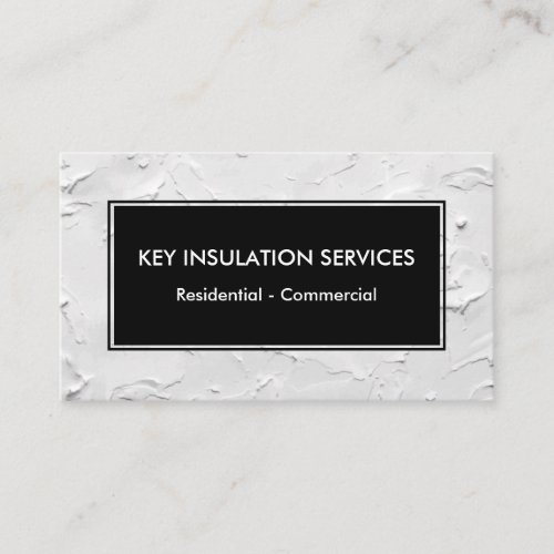 Insulation Business Cards Unique Modern Style