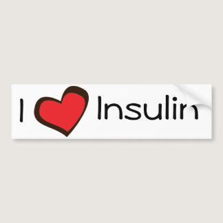 Insulin Bumper Sticker