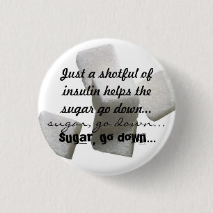 Insulin Diddy Pinback Button