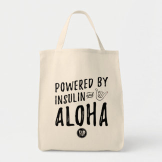 Insulin N Aloha (blk/natural) Tote Bag