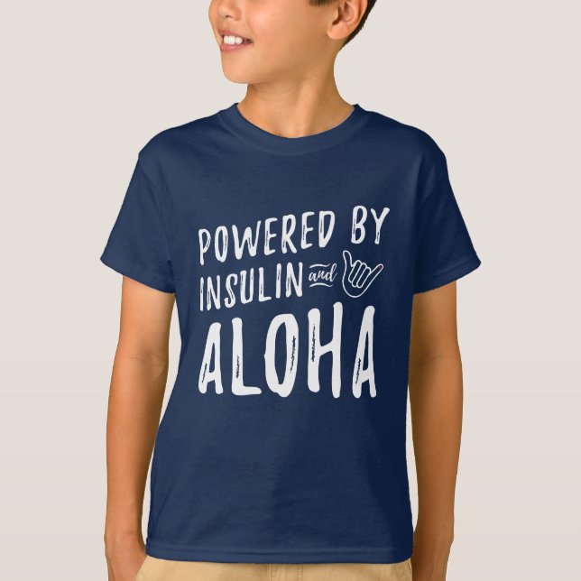 Insulin N Aloha [Marine] T-Shirt (Front)