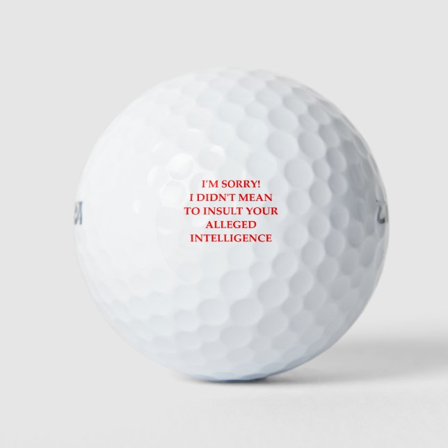 INSULT GOLF BALLS (Front)
