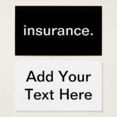 Insurance (Front & Back)