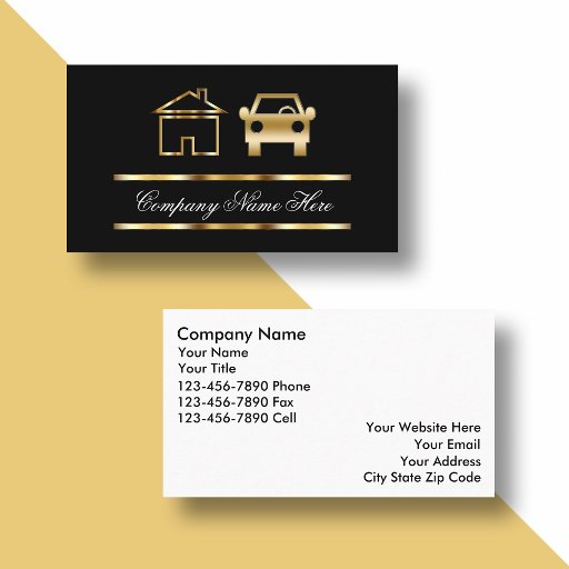 Customizable Insurance Adjuster Business Cards