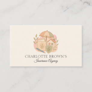 Insurance Agency Home Auto Life Business  Card