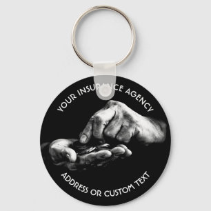 Insurance Agency Owner Or Insurance Company Agent Keychain