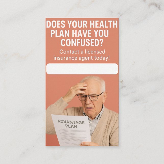 Insurance Agent - Advantage Business Card  (Front)