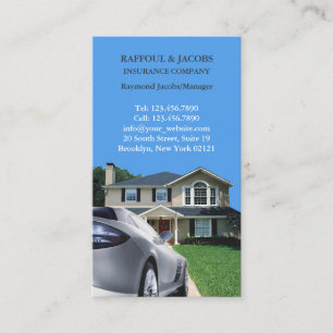 Insurance Agent Business Card Template