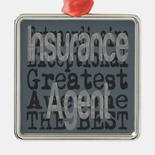 Insurance Agent Extraordinaire Metal Ornament