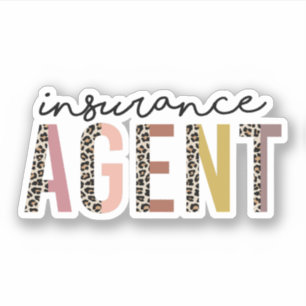 Insurance Agent, Gift For Insurance Agent Sticker
