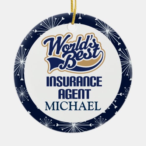 Insurance Agent Personalized Ornament