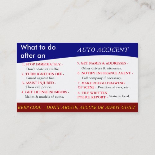 Insurance Agents 35 x 25 100 pack White Business Card