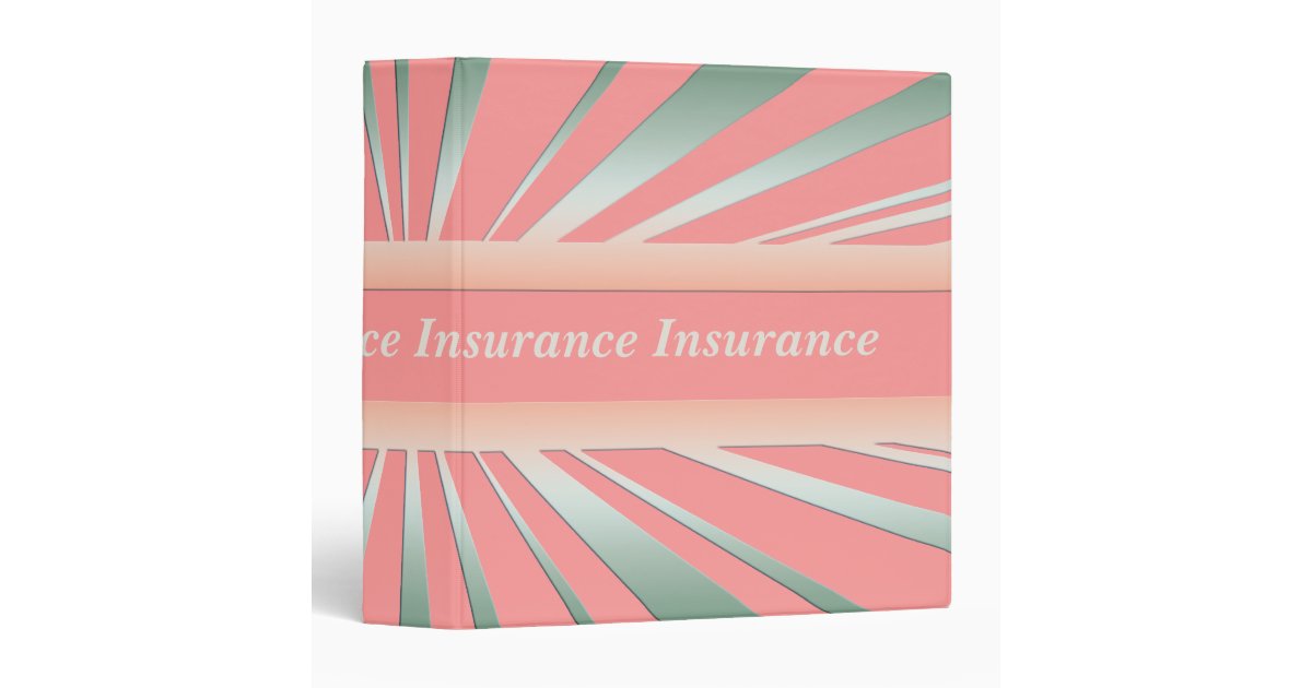 Insurance Binder Zazzle