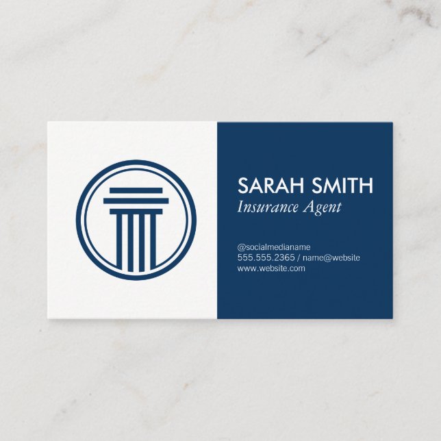 Insurance / Broker Business Card (Front)