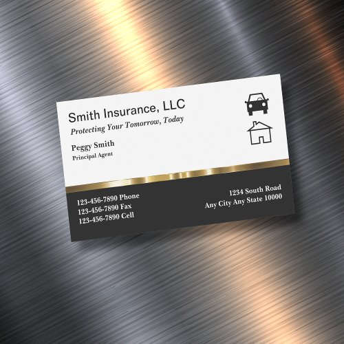Insurance Broker Business Card Magnets