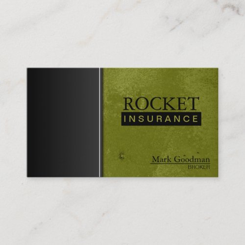 Insurance Broker Business Card - Sophisticated