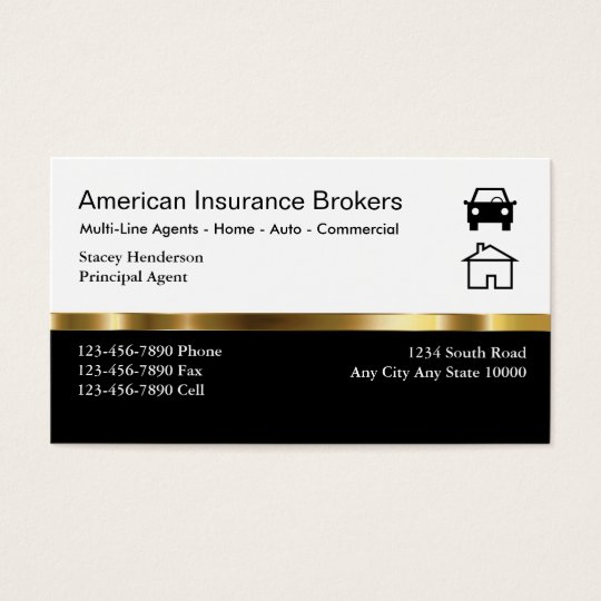 Insurance Broker Business Cards Templates Zazzle Insurance Broker Business Cards