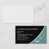 Insurance Broker Business Cards | Zazzle