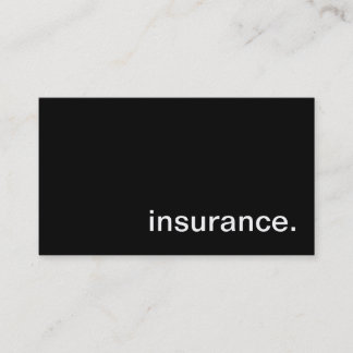 Insurance Business Card