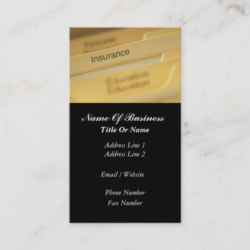Insurance Business Card