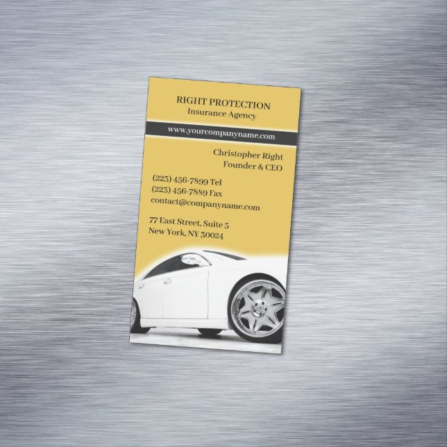 Insurance Business Card Magnet (In Situ)
