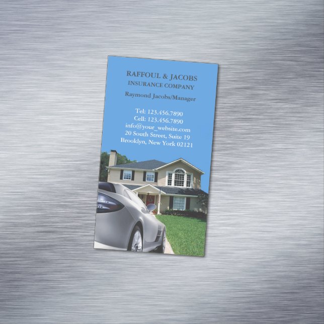 Insurance Business Card Magnet (In Situ)