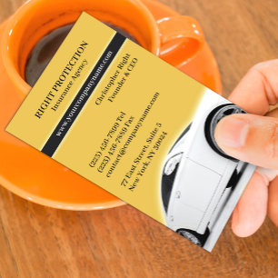 Insurance Car Dealer Business Card Template