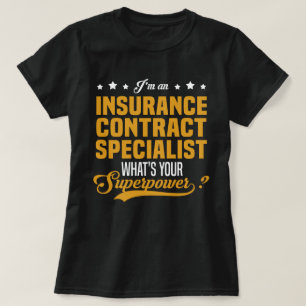 Insurance Contract Specialist T-Shirt
