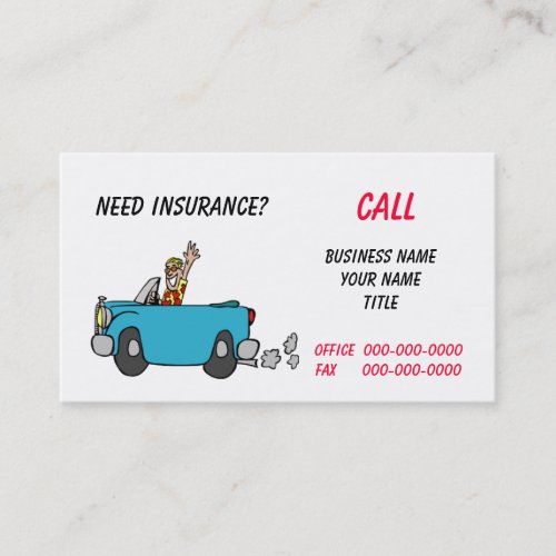 Insurance/Mechanic Business Card