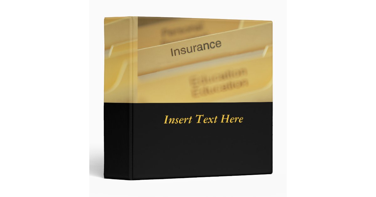Insurance Policies Avery Binder Zazzle