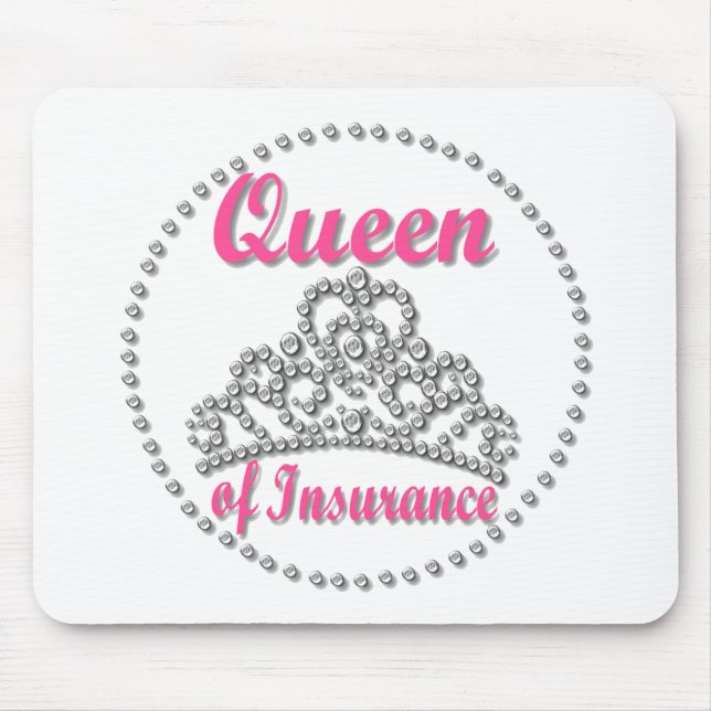 Insurance Queen Mouse Pad (Front)