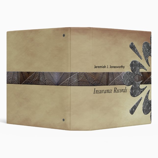 Insurance Records Avery Binder (Background)